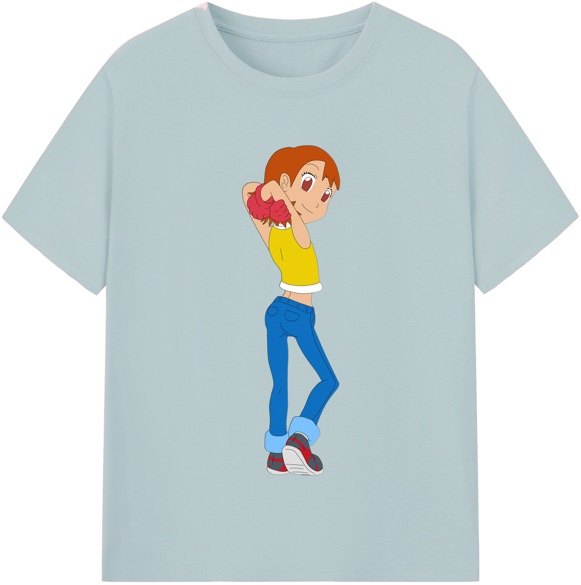 （画像用） Digimon デジタルモンスター/デジモン 綿100％半袖Tシャツ（フロントプリント）